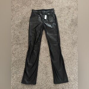 Gap faux leather pants
